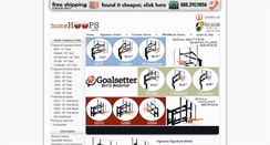 Desktop Screenshot of homehoops.com